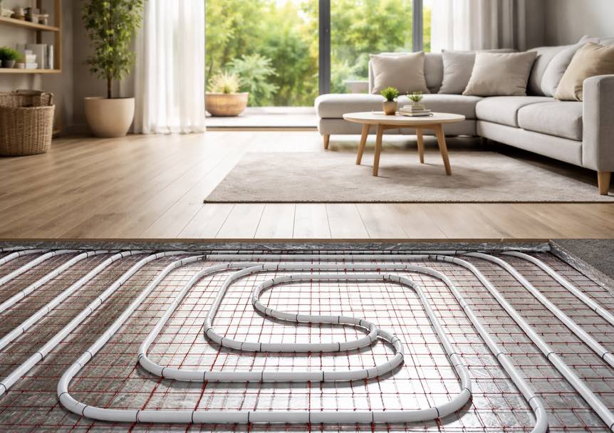 calefacción por suelo radiante