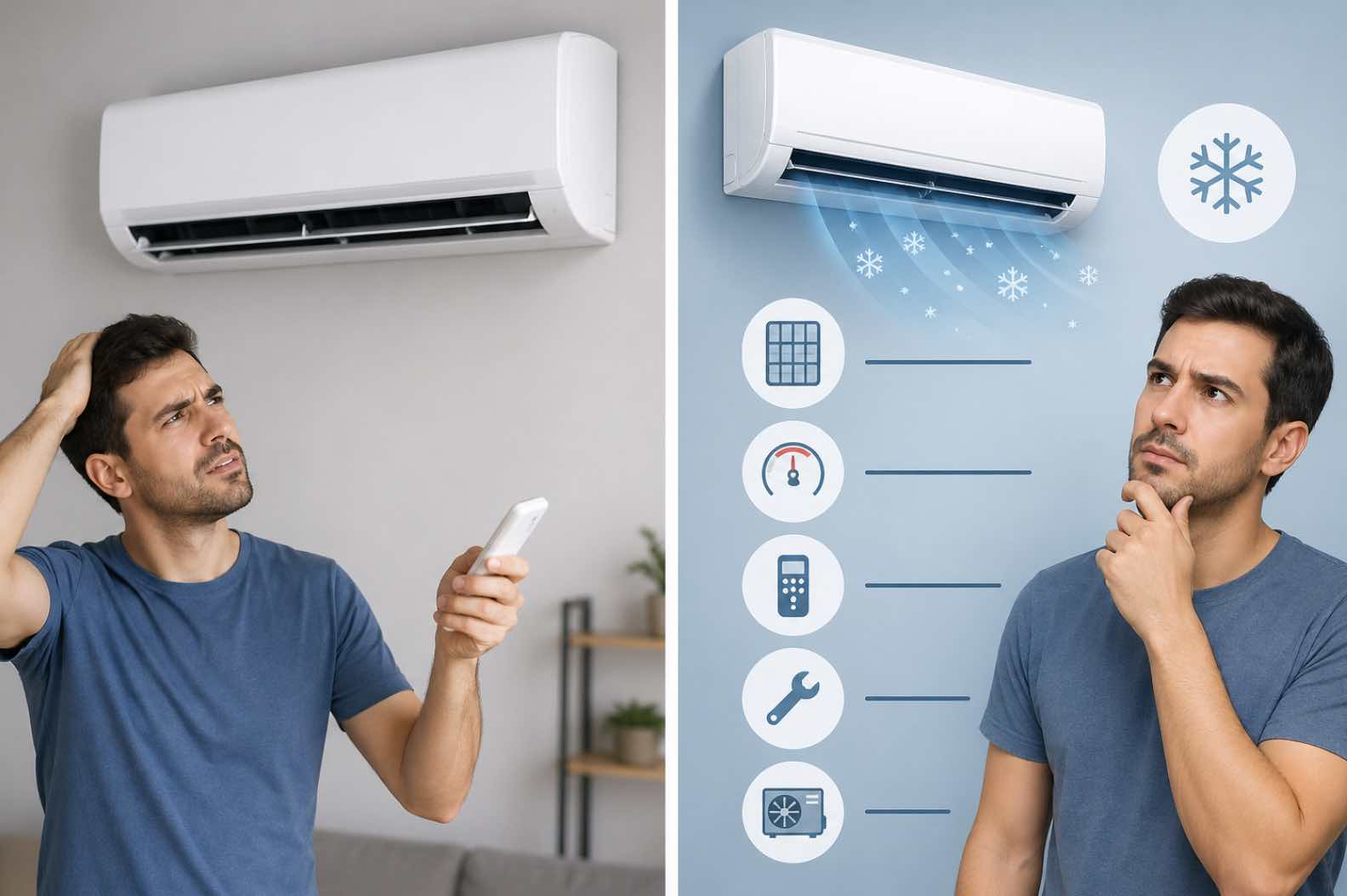 Por qué el aire acondicionado no enfría