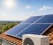 aire acondicionado y placas solares